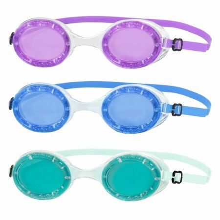 AQUA LEISURE CHILD GOGGLES ASSRTD, 3PK AQG14612S2